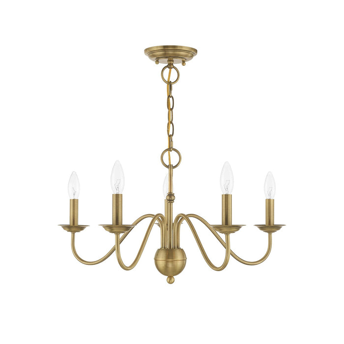Windsor Brass Chandelier-DWHOME