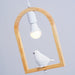 Wood Bird Resin Pendant Light - DWHOME