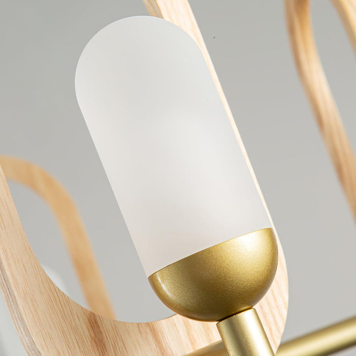 Wood Art Halo Chandelier - DWHOME