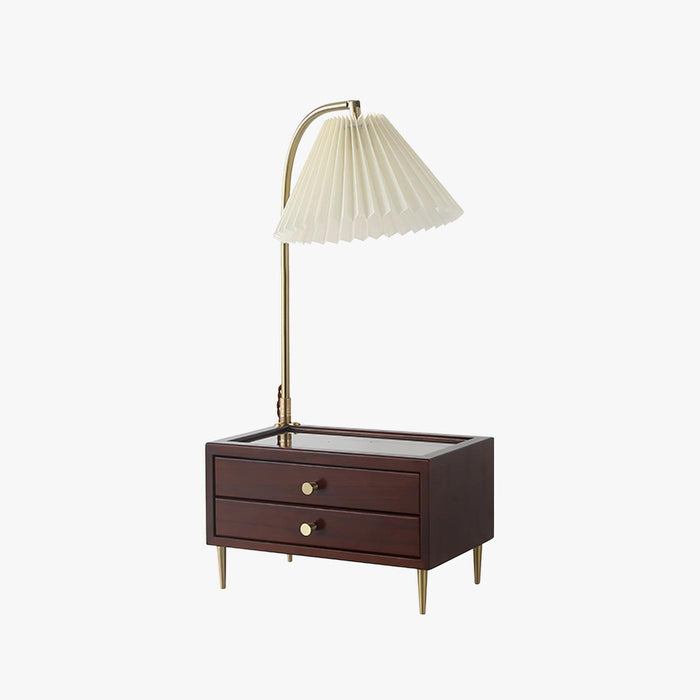 Wood Drawer Table Lamp-DWHOME