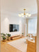 Wooden Cotton Balls Chandelier - DWHOME