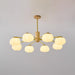 Wooden Cotton Balls Chandelier - DWHOME