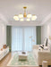 Wooden Cotton Balls Chandelier - DWHOME