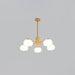 Wooden Cotton Balls Chandelier - DWHOME