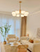 Wooden Cotton Balls Chandelier - DWHOME