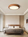 Wood Grain Round Ceiling Lamp - DWHOME