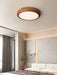 Wood Grain Round Ceiling Lamp - DWHOME