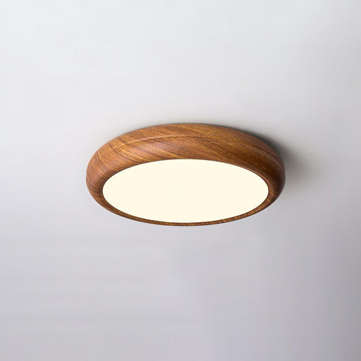 Wood Grain Round Ceiling Lamp-DWHOME