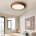 Wood Grain Round Ceiling Lamp - DWHOME