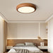 Wood Grain Round Ceiling Lamp - DWHOME