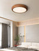 Wood Grain Round Ceiling Lamp - DWHOME