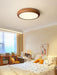 Wood Grain Round Ceiling Lamp - DWHOME