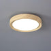 Wood Grain Round Ceiling Lamp - DWHOME