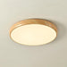 Wood Grain Round Ceiling Lamp - DWHOME