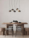 Wood Pumpkin Cluster Chandelier-DWHOME