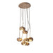 Wood Pumpkin Cluster Chandelier-DWHOME