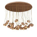 Wood Pumpkin Cluster Chandelier-DWHOME