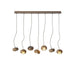 Wood Pumpkin Cluster Chandelier-DWHOME