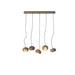 Wood Pumpkin Cluster Chandelier-DWHOME