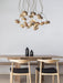 Wood Pumpkin Cluster Chandelier-DWHOME