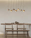 Wood Pumpkin Cluster Chandelier-DWHOME
