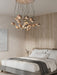 Wood Pumpkin Cluster Chandelier-DWHOME