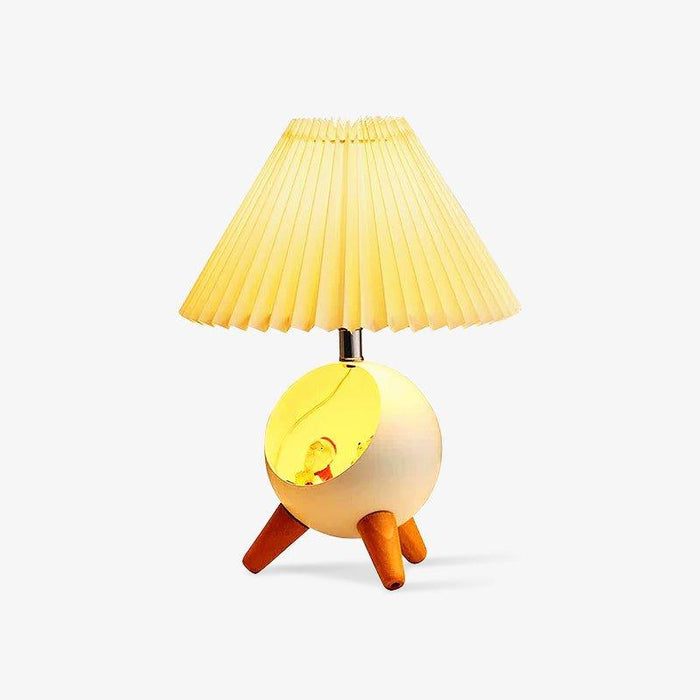 Wood Small Table Lamp-DWHOME