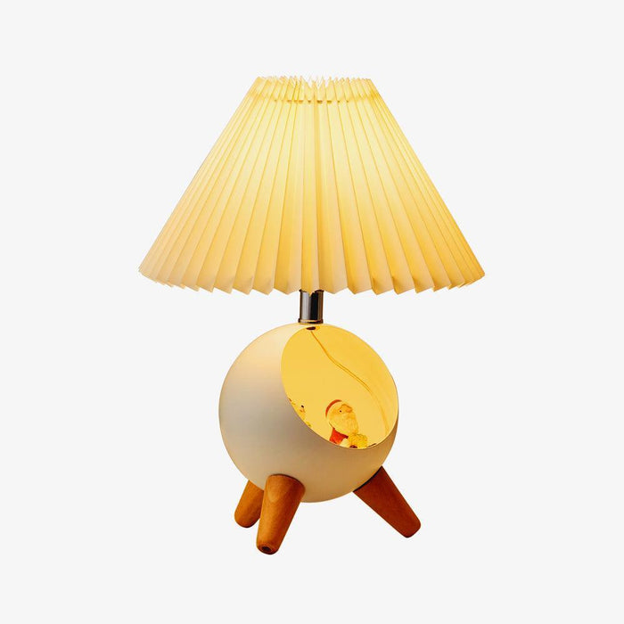 Wood Small Table Lamp-DWHOME