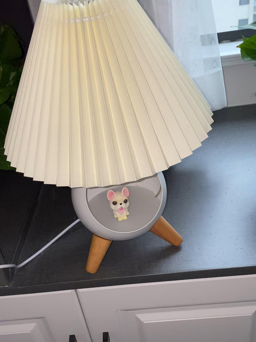 Wood Small Table Lamp-DWHOME