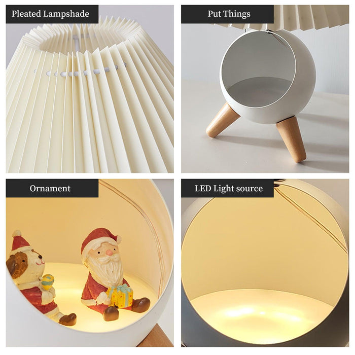 Wood Small Table Lamp-DWHOME