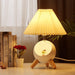 Wood Small Table Lamp-DWHOME