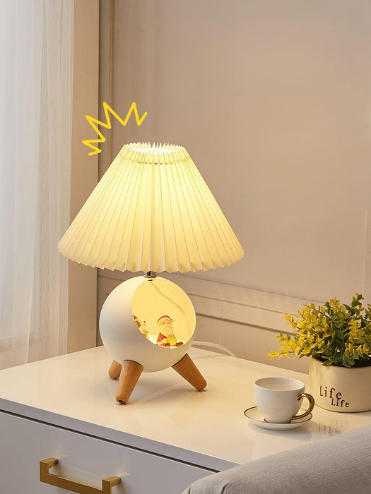 Wood Small Table Lamp-DWHOME