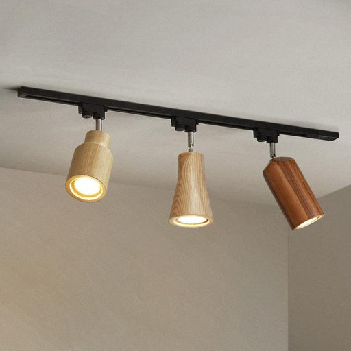 Wood Track Ceiling Lamp - DWHOME