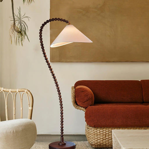 Wooden Bead Floor Lamp - DWHOME