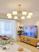 Plastic Cotton Balls Chandelier - DWHOME