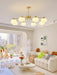 Plastic Cotton Balls Chandelier - DWHOME