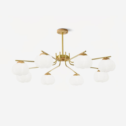 Plastic Cotton Balls Chandelier-DWHOME