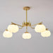 Plastic Cotton Balls Chandelier - DWHOME