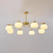 Plastic Cotton Balls Chandelier - DWHOME