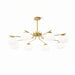 Plastic Cotton Balls Chandelier - DWHOME