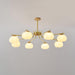 Plastic Cotton Balls Chandelier - DWHOME