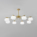 Plastic Cotton Balls Chandelier - DWHOME