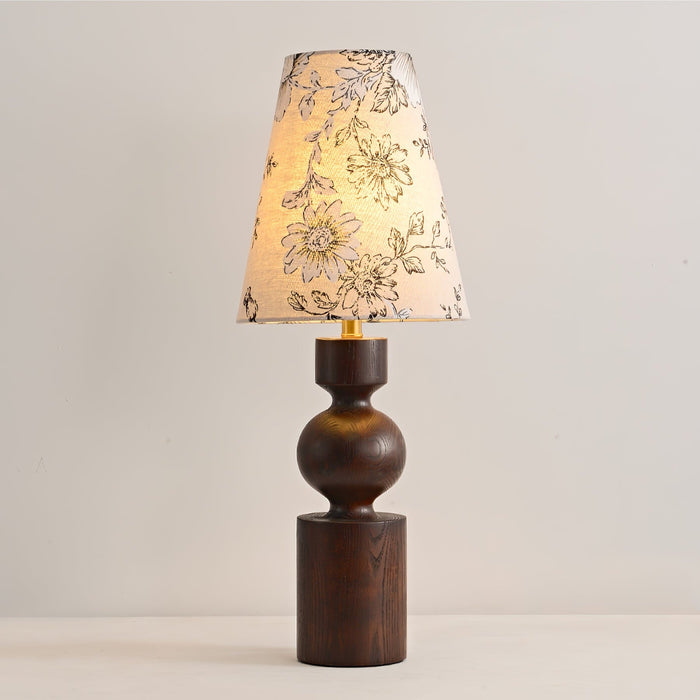 Wooden Flower Pattern Table Lamp - Vakkerlight