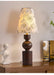 Wooden Flower Pattern Table Lamp - Vakkerlight