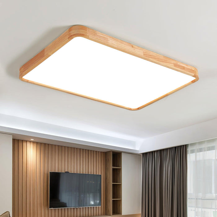 Wooden Geometric Ceiling Light-DWHOME