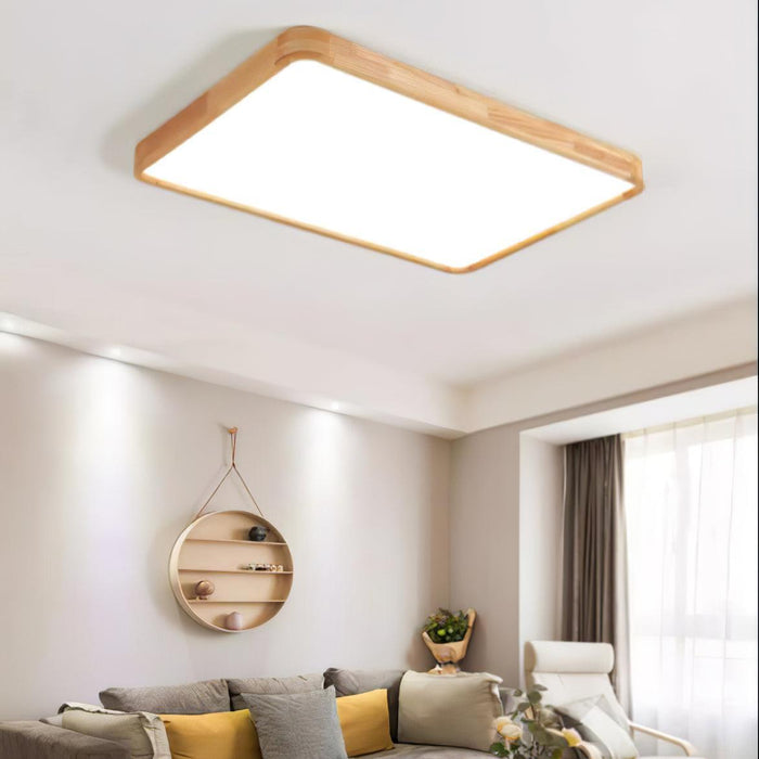 Wooden Geometric Ceiling Light-DWHOME