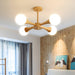 Wooden Nera Chandelier-DWHOME