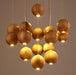 Wooden Orb Sphere Cluster Pendant Light - DWHOME
