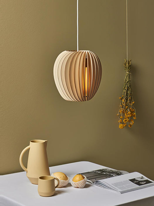 Wooden Orb Pendant Lamp-DWHOME