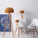 Wooden Pumpkin Floor Lamp-DWHOME
